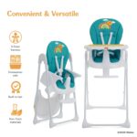 Dream On Me Fisher Price Tiny Bites - Trona para bebés y niños pequeños, Hello Sunshine, plegable con un solo clic, 7 ni