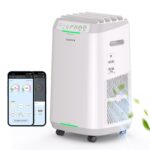 Purificador de aire inteligente Nuwave OxyPure ZERO 47251 filtro HEPA 4 etapas lavable reutilizable para habitaciones gr