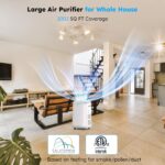 Purificador de aire inteligente Nuwave OxyPure ZERO 47251 filtro HEPA 4 etapas lavable reutilizable para habitaciones gr