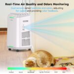 Purificador de aire inteligente Nuwave OxyPure ZERO 47251 filtro HEPA 4 etapas lavable reutilizable para habitaciones gr