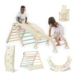 Delta Children Lil' Climber Gym - Gimnasio de escalada en interiores / gimnasio de la jungla para niños - Juguete Montes
