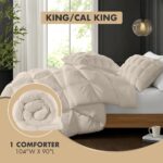 Edredón alternativo de plumón Madison Park E&E Co. Ltd DBA JLA Home MP10-8445 King y Cal King microfibra acolchado 3D al