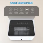 Deshumidificador Zstar 50 Pintas para Hogar, 4500 pies², Tanque 8.3 L, Manguera Drenaje, 3 Velocidades 49 dB, Control In