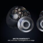 Audífonos inalámbricos SteelSeries Arctis GameBuds 61680 2.4GHz Bluetooth 5.3 ANC IP55 batería 40H carga Qi