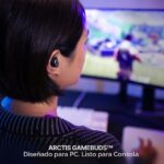 Audífonos inalámbricos SteelSeries Arctis GameBuds 61680 2.4GHz Bluetooth 5.3 ANC IP55 batería 40H carga Qi