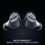 Audífonos inalámbricos SteelSeries Arctis GameBuds 61680 2.4GHz Bluetooth 5.3 ANC IP55 batería 40H carga Qi