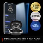 Audífonos inalámbricos SteelSeries Arctis GameBuds 61680 2.4GHz Bluetooth 5.3 ANC IP55 batería 40H carga Qi