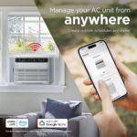 Aire acondicionado inteligente de ventana Frigidaire FHWW144TF1 14000 BTU con WiFi y control remoto