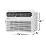 Aire acondicionado inteligente de ventana Frigidaire FHWW144TF1 14000 BTU con WiFi y control remoto