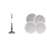 Paquete Trapeador Giratorio Inalambrico Bissell SpinWave 23157 PET Suelo Duro y Kit Almohadillas 2124