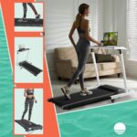 Caminadora bajo escritorio RAD Sportz 80-5214 portátil con control remoto y pantalla LED para casa y oficina