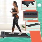 Caminadora bajo escritorio RAD Sportz 80-5214 portátil con control remoto y pantalla LED para casa y oficina