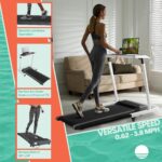 Caminadora bajo escritorio RAD Sportz 80-5214 portátil con control remoto y pantalla LED para casa y oficina