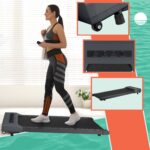 Caminadora bajo escritorio RAD Sportz 80-5214 portátil con control remoto y pantalla LED para casa y oficina