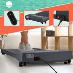 Caminadora bajo escritorio RAD Sportz 80-5214 portátil con control remoto y pantalla LED para casa y oficina