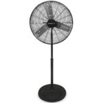 Ventilador de pedestal industrial Nexair NF008-HV30 30 pulgadas 3 velocidades altura ajustable 56 a 76 pulgadas metal