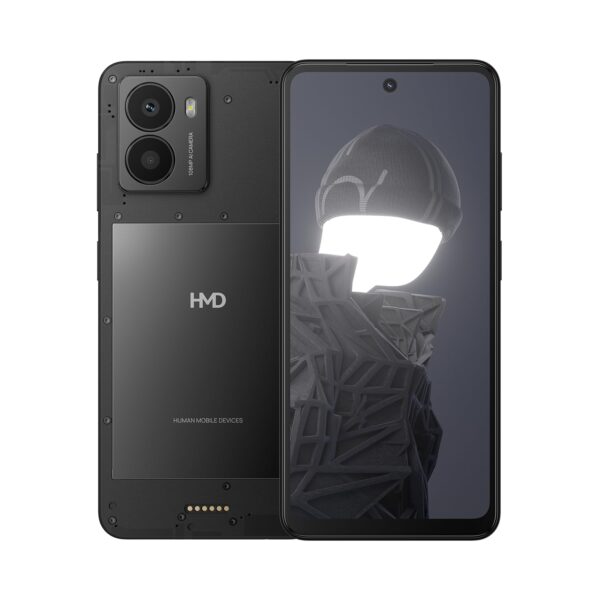 Teléfono Celular HMD Fusion TA-1658 desbloqueado Android 14 Dual SIM 6GB RAM 128GB pantalla HD+ 6.56 pulgadas 90Hz cámar