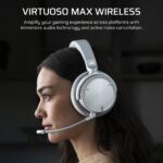 Auriculares inalámbricos para juegos Corsair Virtuoso MAX CA-9011373-WW Dolby Atmos ANC grafeno 50mm 2.4GHz Bluetooth