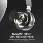 Auriculares inalámbricos para juegos Corsair Virtuoso MAX CA-9011373-WW Dolby Atmos ANC grafeno 50mm 2.4GHz Bluetooth