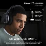 Corsair Virtuoso MAX Auriculares Inalambricos para Juegos CA-9011372-WW Dolby Atmos ANC 2.4GHz Bluetooth