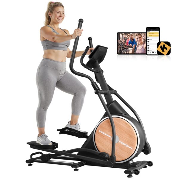 Maquina Eliptica FEIERDUN conduccion frontal electromagnetica entrenamiento cruzado cardiovascular hogar