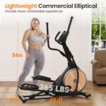 Maquina Eliptica FEIERDUN conduccion frontal electromagnetica entrenamiento cruzado cardiovascular hogar