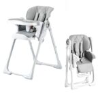 GarveeLife Silla alta para bebé, sillas altas ajustables con bandeja extraíble para una fácil limpieza, sillas altas ple
