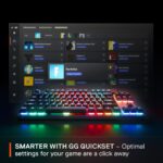 Teclado mecánico SteelSeries Apex Pro TKL Gen 3 64740 interruptores OmniPoint 3.0 hipermagnéticos actuación ajustable di