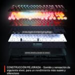 Teclado mecánico SteelSeries Apex Pro TKL Gen 3 64740 interruptores OmniPoint 3.0 hipermagnéticos actuación ajustable di