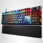 Teclado mecánico SteelSeries Apex Pro TKL Gen 3 64740 interruptores OmniPoint 3.0 hipermagnéticos actuación ajustable di