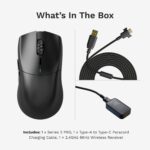 Mouse Inalámbrico Gaming Glorious Series 2 PRO GLO-MS-S2PRO-WL-BLK Ultraligero 55g Sondeo 8K Sensor 26K DPI Interruptore