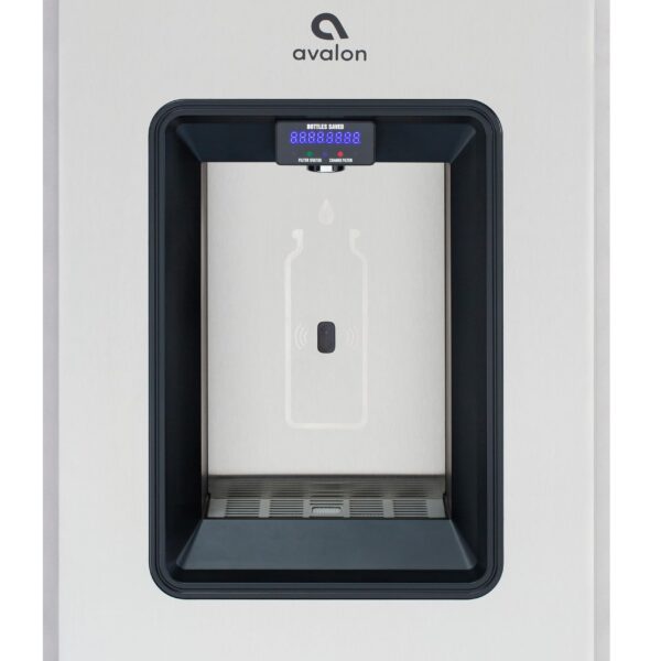 Estación de llenado de botellas de pared Avalon A50-S dispensador con sensor autolimpieza doble filtración pantalla digi