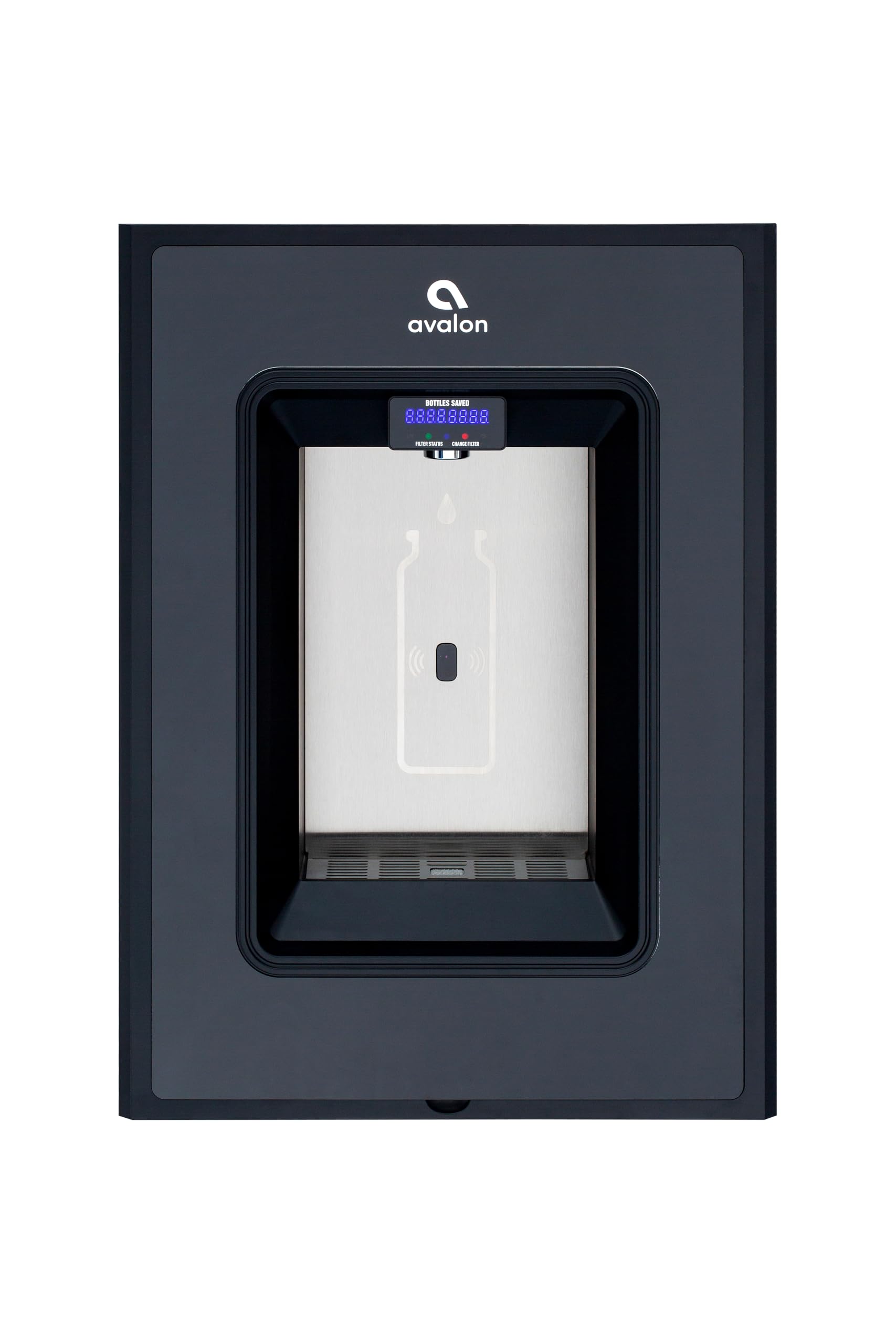 Version 1.0.0 Estación de Llenado de Botellas de Agua de Pared Avalon A50-B Sensor Automático Autolimpieza Pantalla Digital Doble Filt