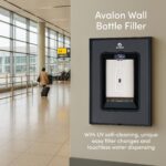 Estación de Llenado de Botellas de Agua de Pared Avalon A50-B Sensor Automático Autolimpieza Pantalla Digital Doble Filt