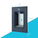 Estación de Llenado de Botellas de Agua de Pared Avalon A50-B Sensor Automático Autolimpieza Pantalla Digital Doble Filt