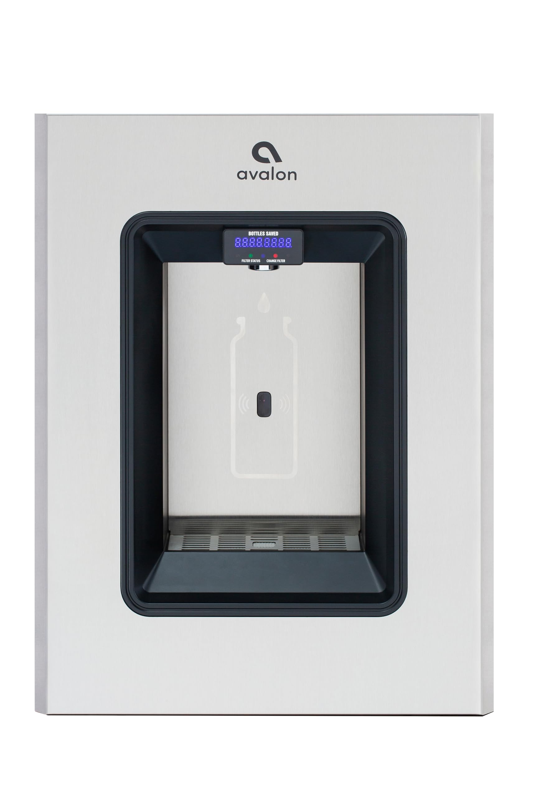 Version 1.0.0 Estación de llenado de botellas de agua para pared Avalon A50-S cooling dispensador con sensor autolimpieza doble filtra