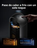 Combo Ventilador Torre y Calentador DREO DR-HSH016 1500W 42" Silencioso 25 dB Oscilación 120°