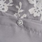 Juego de funda de edredón Fiora Lucky Brand YMF Carpets Inc. LBZ027606 gris floral King 3 piezas ropa de cama de lujo