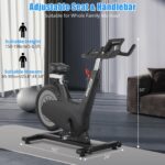 Bicicleta estática autoalimentada PioneerWorks resistencia magnética 32 niveles asiento ajustable capacidad 300 libras s