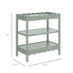 Babyletto Cambiador Swell en salvia clara, certificado Greenguard Gold