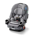 Asiento de coche convertible 4 en 1 Graco 4Ever DLX Newell 2215486 modos trasero adelante y elevador color Charlie para