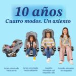 Asiento de coche convertible 4 en 1 Graco 4Ever DLX Newell 2215486 modos trasero adelante y elevador color Charlie para