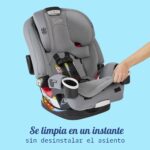 Asiento de coche convertible 4 en 1 Graco 4Ever DLX Newell 2215486 modos trasero adelante y elevador color Charlie para