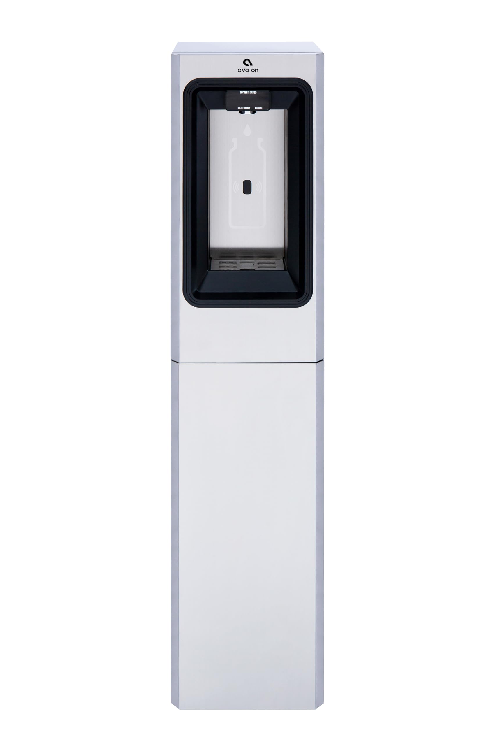 Version 1.0.0 Dispensador Llenador de Botellas de Agua Avalon A52 Independiente con Sensor Limpieza UV Pantalla Digital Filtración Dua