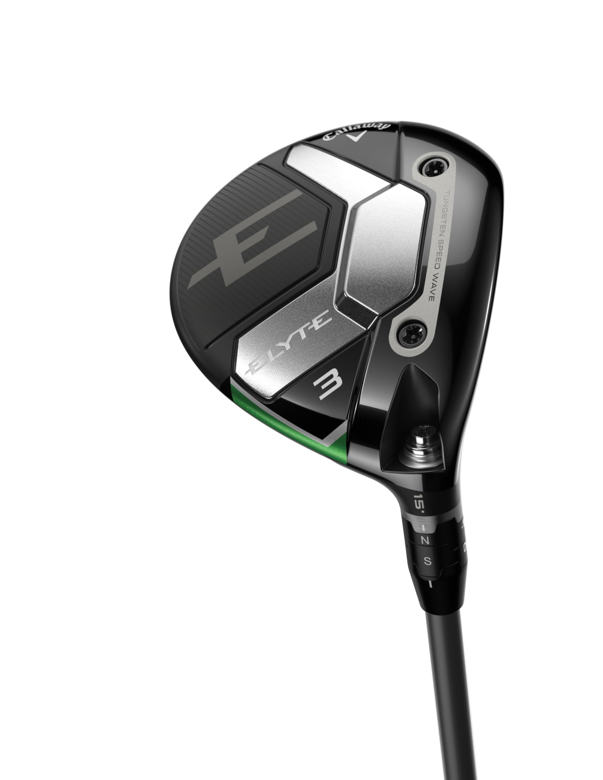 Version 1.0.0 Callaway Golf Elyte, madera de Fairway (3 madera, extra rígida, Denali Charcoal 70 Gram, diestra)