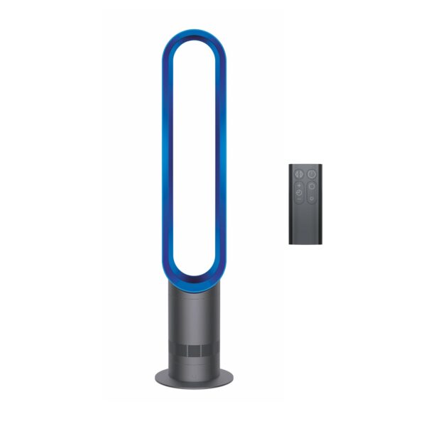 Ventilador de Torre Sin Aspas Dyson Cool AM07 573786-01 – Oscilación 70°, 10 Velocidades, Color Hierro/Azul