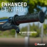 Razor Pocket Mod Classic - Patinete eléctrico en miniatura estilo europeo para mayores de 8 años, diseño inspirado en la