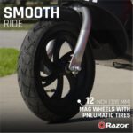 Razor Pocket Mod Classic - Patinete eléctrico en miniatura estilo europeo para mayores de 8 años, diseño inspirado en la