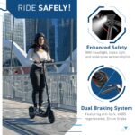 Hiboy S2 SE Electric Scooter, 10" Tires,17 Miles Range, 19 MPH Speed, Dual Brake System, Electric Scooter Adults Commuti