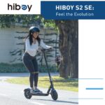 Hiboy S2 SE Electric Scooter, 10" Tires,17 Miles Range, 19 MPH Speed, Dual Brake System, Electric Scooter Adults Commuti